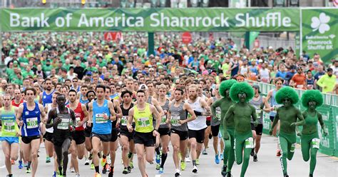 Shamrock shuffle - Feb 20, 2023 · The Bank of America Shamrock Shuffle is among the city's most celebrated springtime traditions. Every year, thousands flood the streets of the Loop to kick off the outdoor running season. 